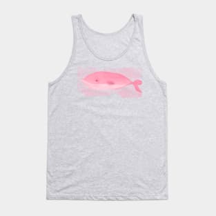 Pink whale Tank Top